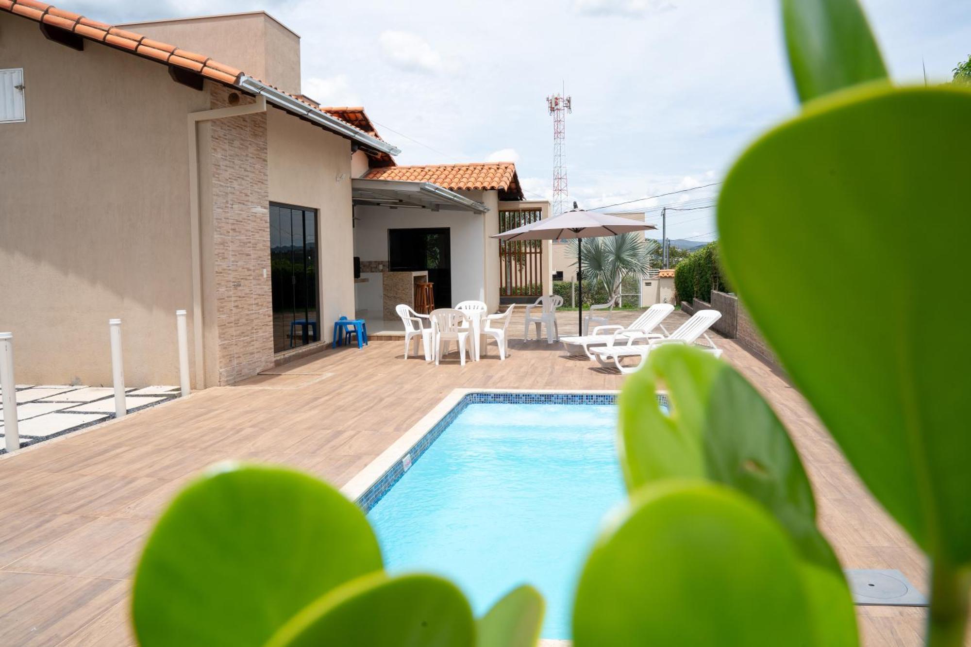 Casa Com Piscina Vista Para Lago, 03 Quartos Confortaveis Capitólio Εξωτερικό φωτογραφία