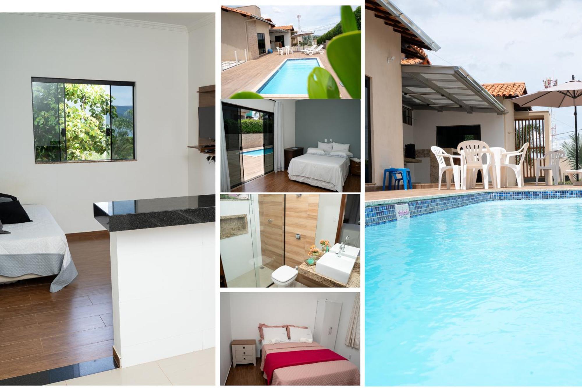 Casa Com Piscina Vista Para Lago, 03 Quartos Confortaveis Capitólio Εξωτερικό φωτογραφία